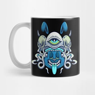 bunnies and tentacles Mug